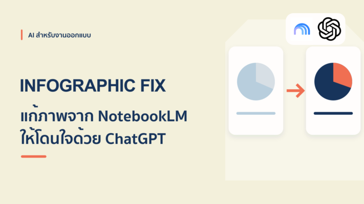 วิธีแก้ไข Infographic จาก NotebookLM ที่ไม่โดนใจ ด้วย ChatGPT